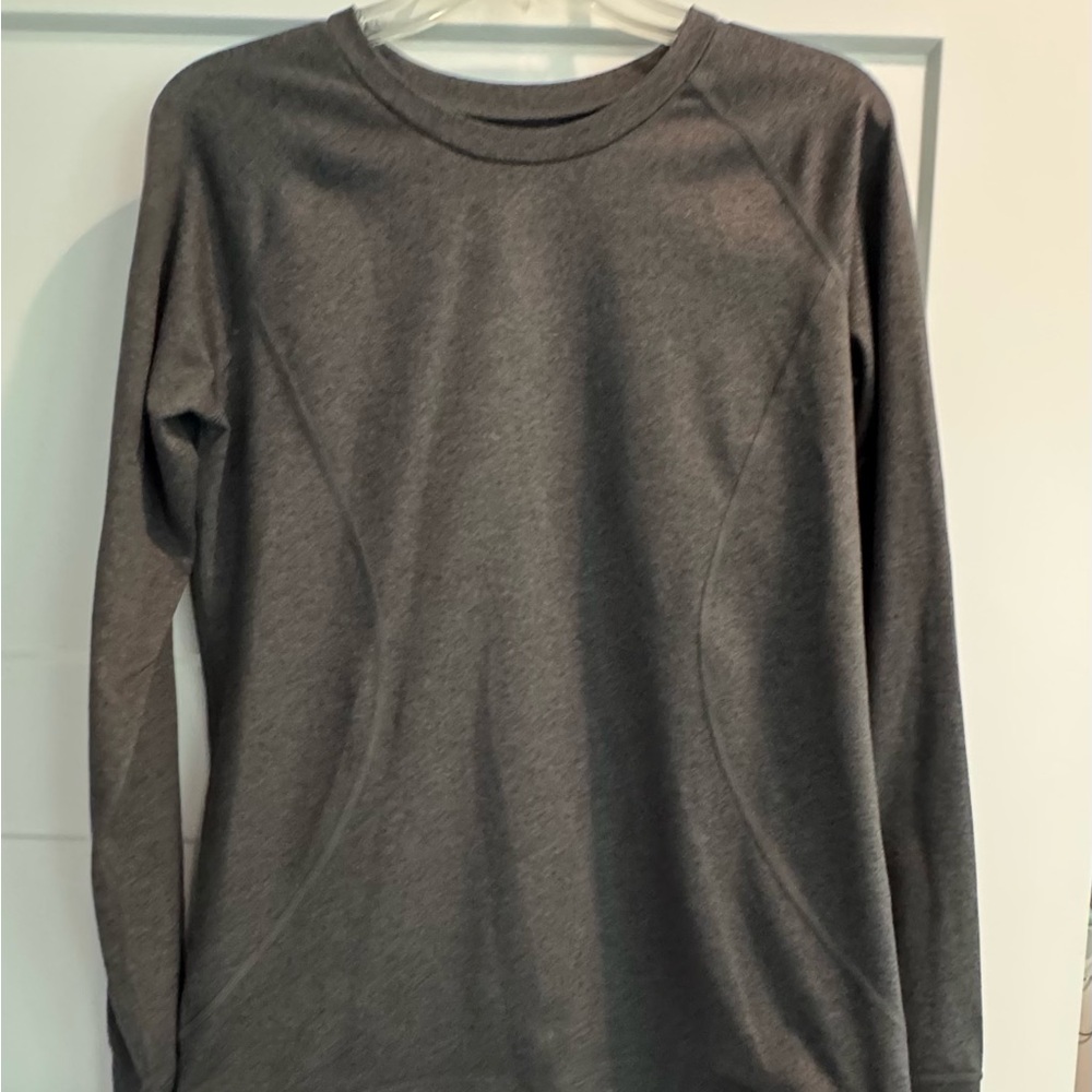 Gray Long Sleeve Tee